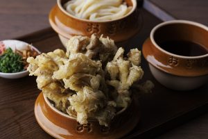 大舞茸天うどん